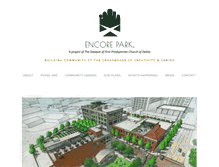 Tablet Screenshot of encoreparkdallas.org